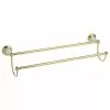 Heritage Bathrooms Heritage - Clifton Double Towel Rail - Vintage Gold - ACA07