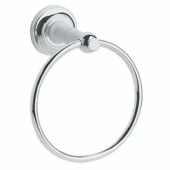Heritage Bathrooms Heritage - Clifton Towel Ring - Chrome - ACC01