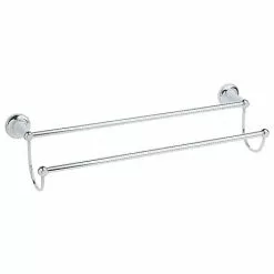 Heritage Bathrooms Heritage - Clifton Double Towel Rail - Chrome - ACC07