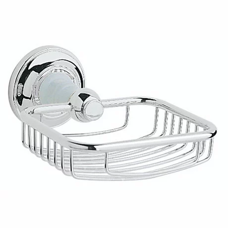 Heritage Bathrooms Heritage - Clifton Soap Basket - Chrome - ACC14 1 Heritage Bathrooms Heritage - Clifton Soap Basket - Chrome - ACC14