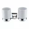Heritage Bathrooms Heritage Chancery Double Tumbler & Holder - Chrome - ACHDTHC