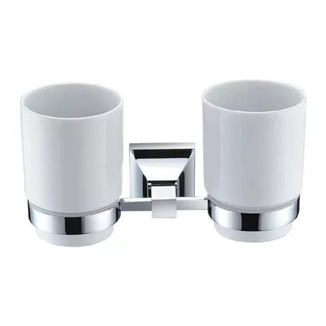 Heritage Bathrooms Heritage Chancery Double Tumbler & Holder - Chrome - ACHDTHC 1 Heritage Bathrooms Heritage Chancery Double Tumbler & Holder - Chrome - ACHDTHC
