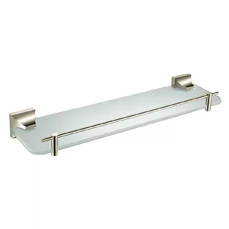 Heritage Bathrooms Heritage Chancery Single Glass Shelf - Vintage Gold - ACHSGSG 1 Heritage Bathrooms Heritage Chancery Single Glass Shelf - Vintage Gold - ACHSGSG
