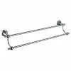 Heritage Bathrooms Heritage Holborn Double Towel Rail - Chrome - AHODTRC