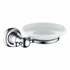Heritage Bathrooms Heritage Holborn Soap Dish & Holder - Chrome - AHOSPDC