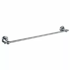 Heritage Bathrooms Heritage Holborn Single Towel Rail - Chrome - AHOSTRC