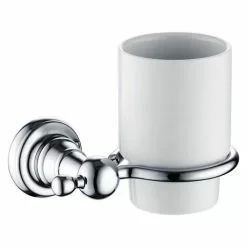 Heritage Bathrooms Heritage Holborn Tumbler & Holder - Chrome - AHOTUHC