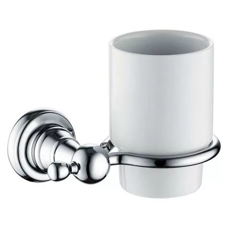Heritage Bathrooms Heritage Holborn Tumbler & Holder - Chrome - AHOTUHC 1 Heritage Bathrooms Heritage Holborn Tumbler & Holder - Chrome - AHOTUHC