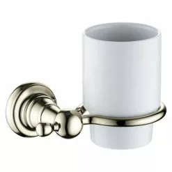 Heritage Bathrooms Heritage Holborn Tumbler & Holder - Vintage Gold - AHOTUHG