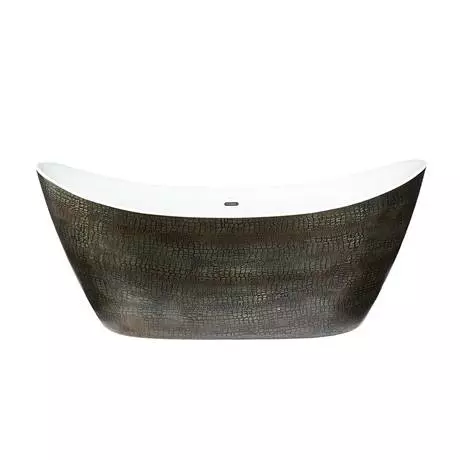 Heritage Bathrooms Heritage Alderley Croc Skin Effect Freestanding Acrylic Bath (1730 X 730mm) 3 Heritage Bathrooms Heritage Alderley Croc Skin Effect Freestanding Acrylic Bath (1730 X 730mm) - Image 3