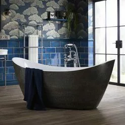 Heritage Bathrooms Heritage Alderley Croc Skin Effect Freestanding Acrylic Bath (1730 X 730mm)