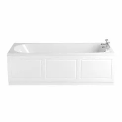 Heritage Bathrooms Heritage Dorchester Single Ended 2TH Bath With Solid Skin (1700x700mm)