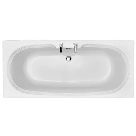 Heritage Bathrooms Heritage Dorchester Double Ended 2TH Bath With Solid Skin (1700x750mm) 3 Heritage Bathrooms Heritage Dorchester Double Ended 2TH Bath With Solid Skin (1700x750mm) - Image 3