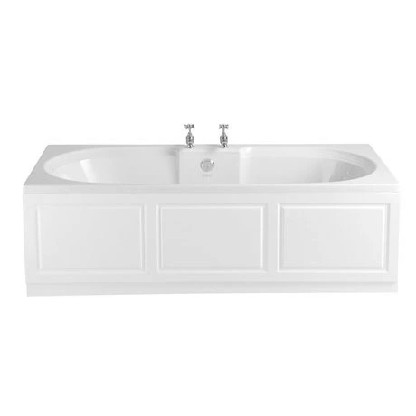 Heritage Bathrooms Heritage Dorchester Double Ended 2TH Bath With Solid Skin (1700x750mm) 1 Heritage Bathrooms Heritage Dorchester Double Ended 2TH Bath With Solid Skin (1700x750mm)