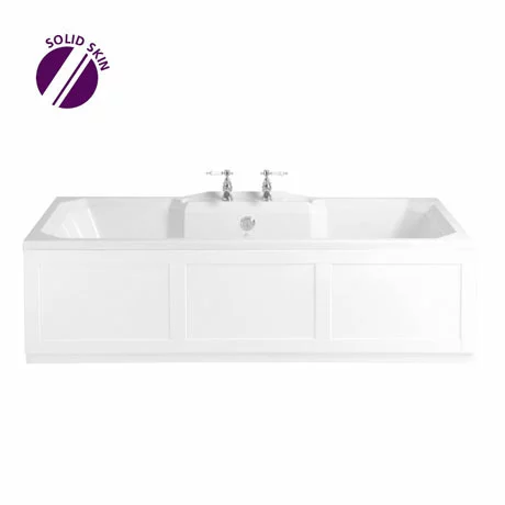 Heritage Bathrooms Heritage Granley Double Ended Bath With Solid Skin (1800x800mm) 1 Heritage Bathrooms Heritage Granley Double Ended Bath With Solid Skin (1800x800mm)