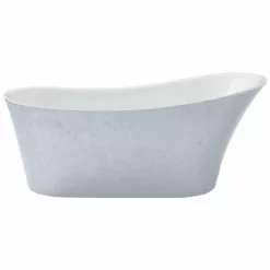 Heritage Bathrooms Heritage Holywell Freestanding Acrylic Bath (1710 X 745mm) - Stainless Steel Effect