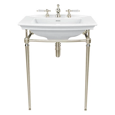 Heritage Bathrooms Heritage Abingdon Blenheim Basin & Washstand - Vintage Gold 1 Heritage Bathrooms Heritage Abingdon Blenheim Basin & Washstand - Vintage Gold