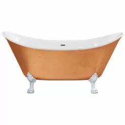 Heritage Bathrooms Heritage Lyddington Freestanding Acrylic Bath (1730 X 750mm) With Feet - Copper Effect