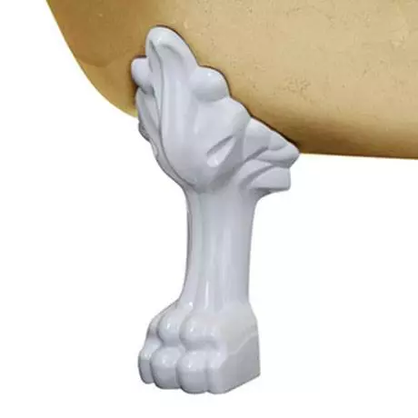 Heritage Bathrooms Heritage Lyddington Freestanding Acrylic Bath (1730 X 750mm) With Feet - Gold Effect 2 Heritage Bathrooms Heritage Lyddington Freestanding Acrylic Bath (1730 X 750mm) With Feet - Gold Effect - Image 2