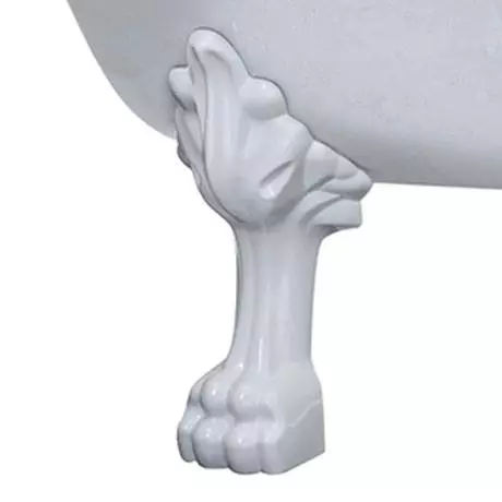 Heritage Bathrooms Heritage Lyddington Freestanding Acrylic Bath (1730 X 750mm) With Feet - Stainless Steel Effect 2 Heritage Bathrooms Heritage Lyddington Freestanding Acrylic Bath (1730 X 750mm) With Feet - Stainless Steel Effect - Image 2