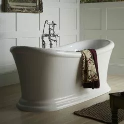 Heritage Bathrooms Heritage Orford 1700 X 740mm Double Ended Slipper Roll Top Bath