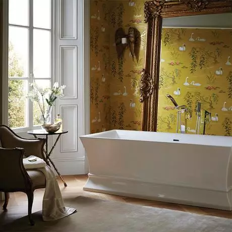 Heritage Bathrooms Heritage Penrose Freestanding Acrylic Double Ended Bath (1695 X 750mm) 2 Heritage Bathrooms Heritage Penrose Freestanding Acrylic Double Ended Bath (1695 X 750mm) - Image 2