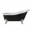 Heritage Bathrooms Heritage Kent 0TH Slipper Cast Iron Bath (1550x765mm) With Feet