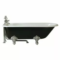 Heritage Bathrooms Heritage Essex 2TH Roll Top Cast Iron Bath (1700x770mm) With Feet