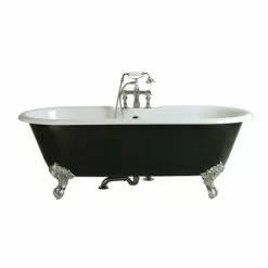 Heritage Bathrooms Heritage Buckingham Roll Top Cast Iron Bath (1700x770mm) With Feet