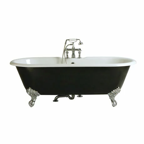 Heritage Bathrooms Heritage Buckingham Roll Top Cast Iron Bath (1700x770mm) With Feet 1 Heritage Bathrooms Heritage Buckingham Roll Top Cast Iron Bath (1700x770mm) With Feet
