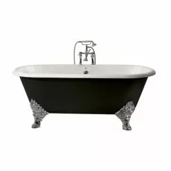 Heritage Bathrooms Heritage Grand Buckingham Roll Top Cast Iron Bath (1780x800mm) With Feet