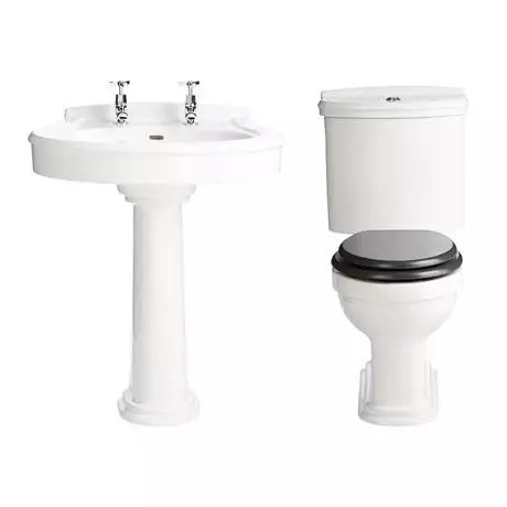 Heritage Bathrooms Heritage Claverton Traditional 4-Piece Bathroom Suite 2 Heritage Bathrooms Heritage Claverton Traditional 4-Piece Bathroom Suite - Image 2