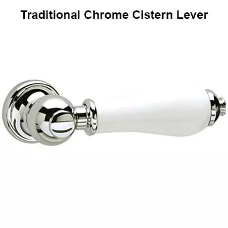 Heritage Bathrooms Heritage Wynwood Close Coupled Standard Height WC & Cistern - Various Lever Options 3 Heritage Bathrooms Heritage Wynwood Close Coupled Standard Height WC & Cistern - Various Lever Options - Image 3