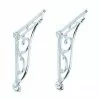 Heritage Bathrooms Heritage - Ornate Brackets - Chrome - CPC30