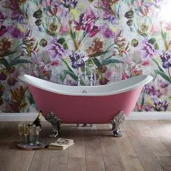 Heritage Bathrooms Heritage Devon Double Ended Slipper Cast Iron Bath (1800x770mm) With Feet -Heritage Bathrooms shop DEVON 1800 D1 460
