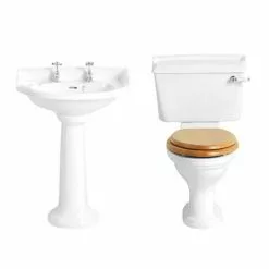 Heritage Bathrooms Heritage Dorchester Traditional 4-Piece Bathroom Suite 7 Heritage Bathrooms Heritage Dorchester Traditional 4-Piece Bathroom Suite -Heritage Bathrooms shop DOR 4PC D2 460
