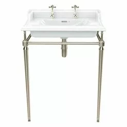 Heritage Bathrooms Heritage Abingdon Dorchester Basin & Washstand - Vintage Gold