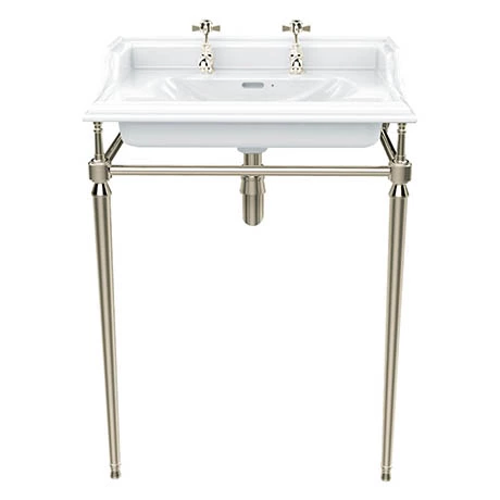 Heritage Bathrooms Heritage Abingdon Dorchester Basin & Washstand - Vintage Gold 1 Heritage Bathrooms Heritage Abingdon Dorchester Basin & Washstand - Vintage Gold