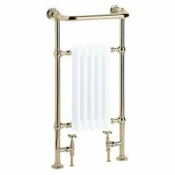 Heritage Bathrooms Heritage - Baby Clifton Heated Towel Rail - Vintage Gold - AHA80