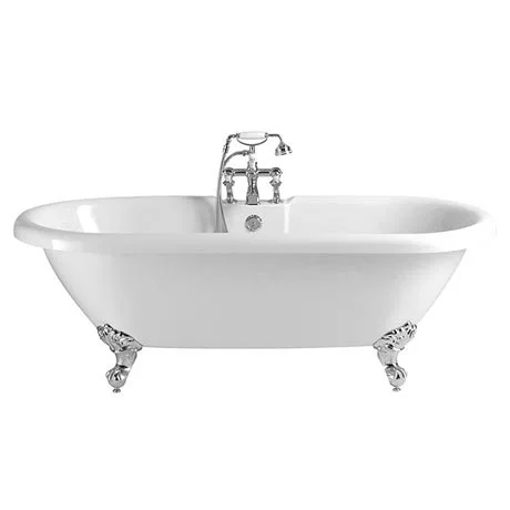 Heritage Bathrooms Heritage Baby Oban Double Ended Roll Top Bath With Feet (1495x795mm) 1 Heritage Bathrooms Heritage Baby Oban Double Ended Roll Top Bath With Feet (1495x795mm)