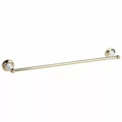 Heritage Bathrooms Heritage - Clifton Single Towel Rail - Vintage Gold - ACA06
