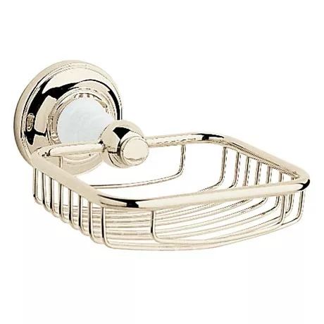 Heritage Bathrooms Heritage - Clifton Soap Basket - Vintage Gold - ACA14 1 Heritage Bathrooms Heritage - Clifton Soap Basket - Vintage Gold - ACA14