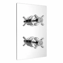 Heritage Bathrooms Heritage - Dawlish Dual Control Recessed Valve - Chrome - SDC04
