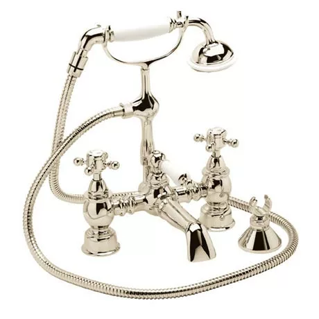 Heritage Bathrooms Heritage - Hartlebury Bath Shower Mixer - Vintage Gold - THRG02 1 Heritage Bathrooms Heritage - Hartlebury Bath Shower Mixer - Vintage Gold - THRG02