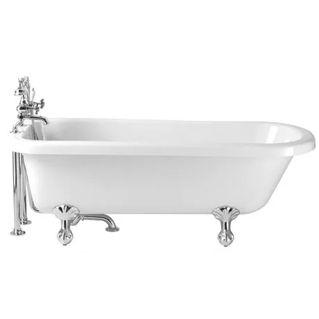 Heritage Bathrooms Heritage Perth Single Ended Roll Top Bath With Feet (1670x720mm) 1 Heritage Bathrooms Heritage Perth Single Ended Roll Top Bath With Feet (1670x720mm)