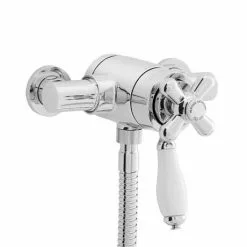 Heritage Bathrooms Heritage - Ryde Dual Control Exposed Mini Valve With Bottom Outlet - Chrome