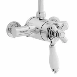 Heritage Bathrooms Heritage - Ryde Dual Control Exposed Mini Valve With Top Outlet - Chrome