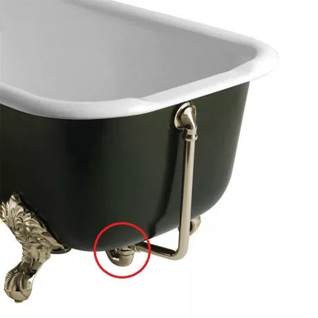 Heritage Bathrooms Heritage - Shallow Trap Bath Waste - Vintage Gold - THA15CI 1 Heritage Bathrooms Heritage - Shallow Trap Bath Waste - Vintage Gold - THA15CI