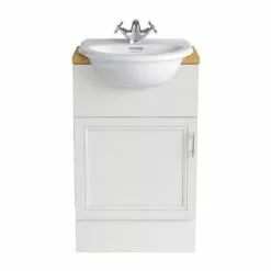Heritage Bathrooms Heritage - Caversham 500mm Vanity Unit With Pewter Handle - Various Colour Options