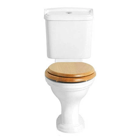Heritage Bathrooms Heritage Dorchester Bottom Outlet Close Coupled WC & Dual Flush Cistern 1 Heritage Bathrooms Heritage Dorchester Bottom Outlet Close Coupled WC & Dual Flush Cistern